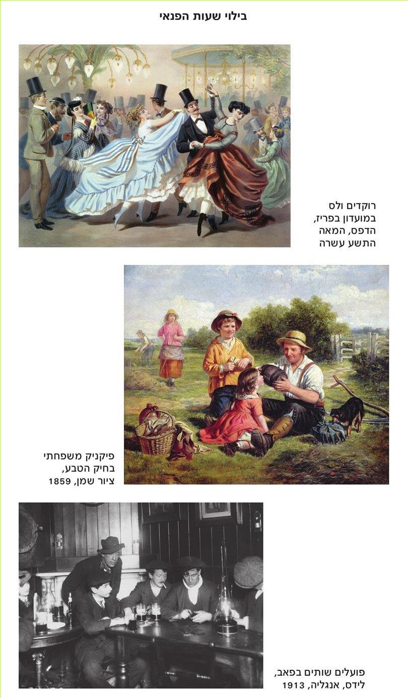 (בספר שלוש תמונות) בילוי שעות הפנאי